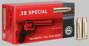 .38 Special Geco Vollmantel Flachkopf 158gr