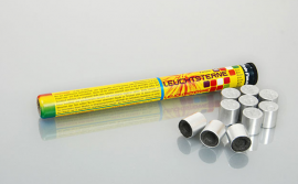 Zink Leuchtsterne 4 Farben