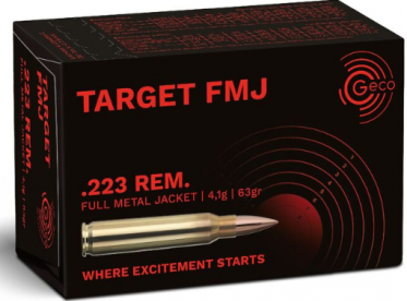 .223 Rem. Geco Target FMJ 63gr