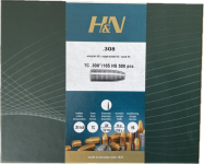 Geschosse H&N .308 TC 165gr HS