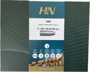 Geschosse H&N .308 TC 165gr HS