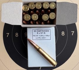 8×57 IS PPU Vollmantel BT 198gr Military